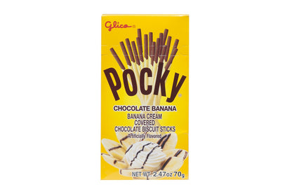 Pocky Biscuit Stick, Chocolate Banana Flavor - "Banana-choco bliss!"