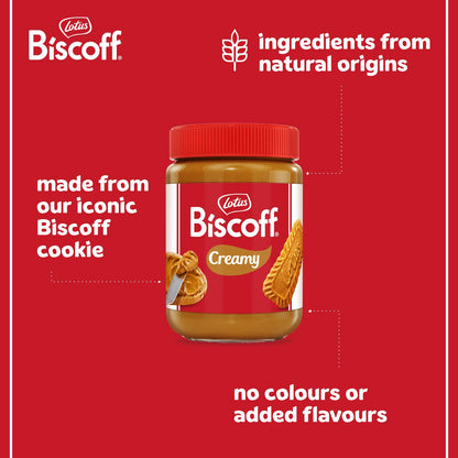 Lotus Biscoff | Belgian Speculoos | Sweet Spread | Smooth | 400g | Non-GMO and Vegan | Pack of 1