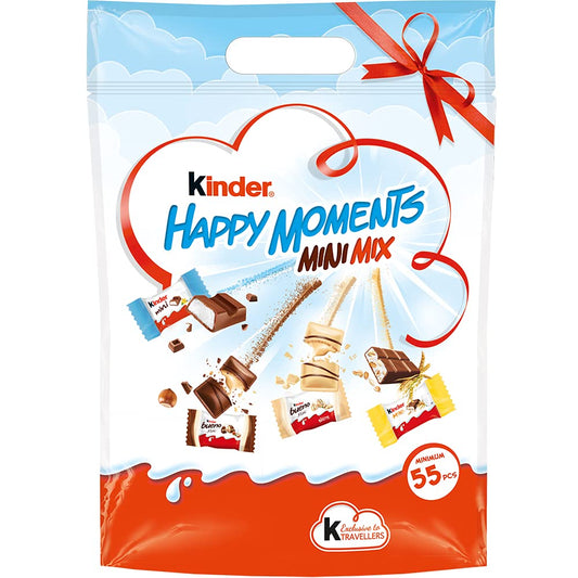 Kinder Happy Moments Mini Mix 338g - Make every moment happy with Kinder Happy Moments Mini Mix, 338g.