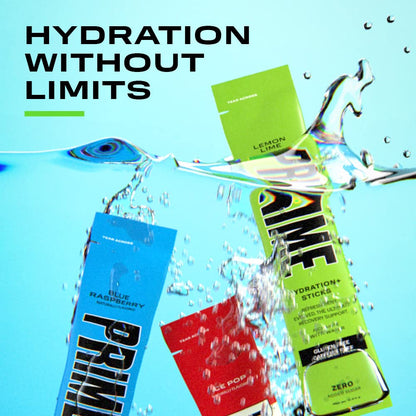 Prime Hydration Sticks Drink Lemon Lime Zero Added Sugar 57.78G, Pack Of 1 - Lemon lime hydration on the go!