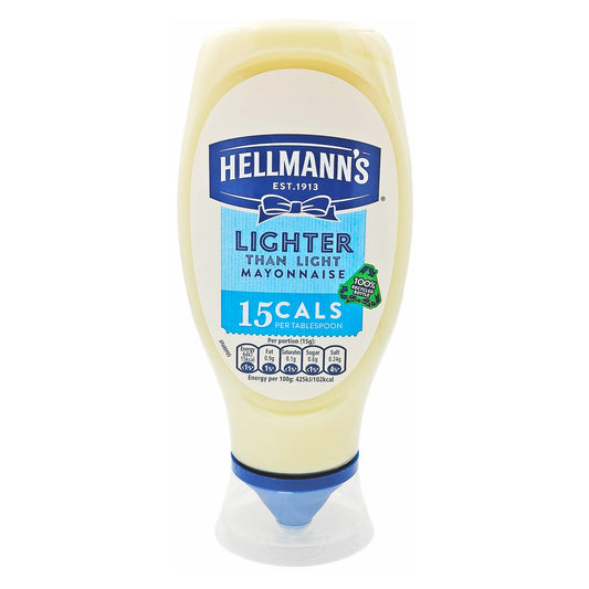 Hellmann's Lighter Than Light Mayonnaise, 14.54 fl oz / 430 ml - Extra-light mayonnaise for health-conscious consumers.