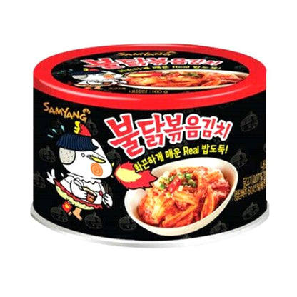 Samyang Bulldark Hot Spicy Chicken Roasted Can Stir Fried Kimchi 160g