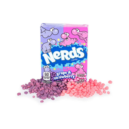 Wonka Nerds Strawberry Grape - 46.7g, Pack of 2 - Double the Fun!