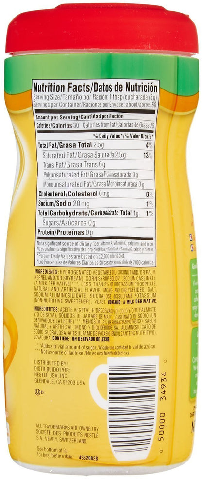 Nestlé Sugar Free Hazelnut Coffee Mate Bottle, 289 G - "Sugar Free Hazelnut Coffee Mate - 289g of Nutty Creamer Delight!"