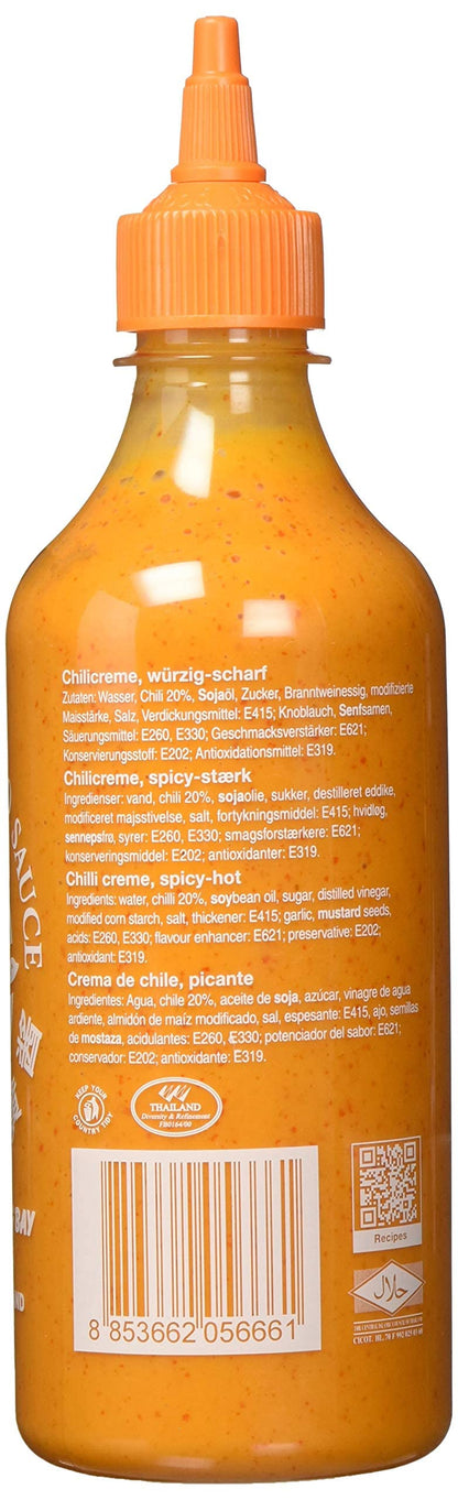 Flying Goose Vegetarian Sriracha Mayo Sauce 455ml - Vegetarian creamy spice!