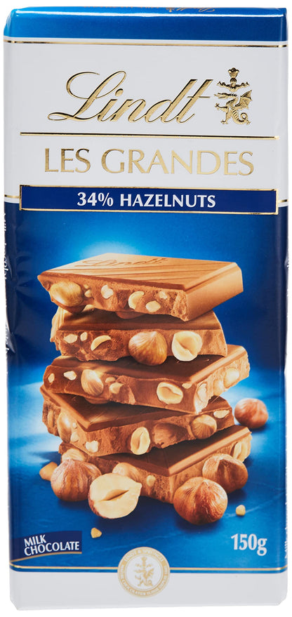 Lindt Grand Milk Chocolate, Hazel Nut, 150Gm