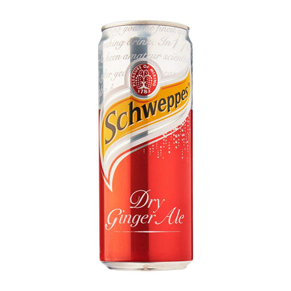 Schweppes Dry Ginger Ale 320Ml, Pack Of 12 Cans (Imported Product)