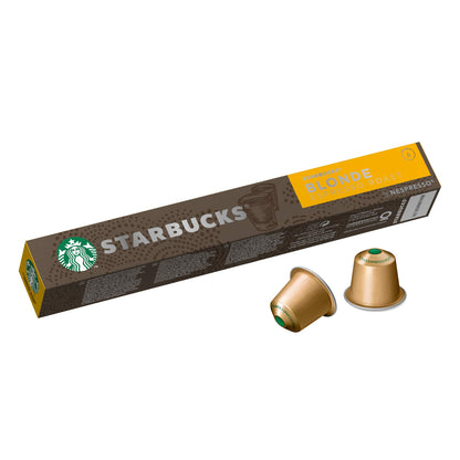 Starbucks by Nespresso Blonde Espresso Roast Coffee Pods 10 Capsules,53Gram