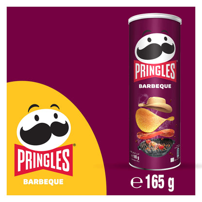 Pringles Barbeque Chips, 165 G - Barbecue - Barbecue-flavored Pringles!