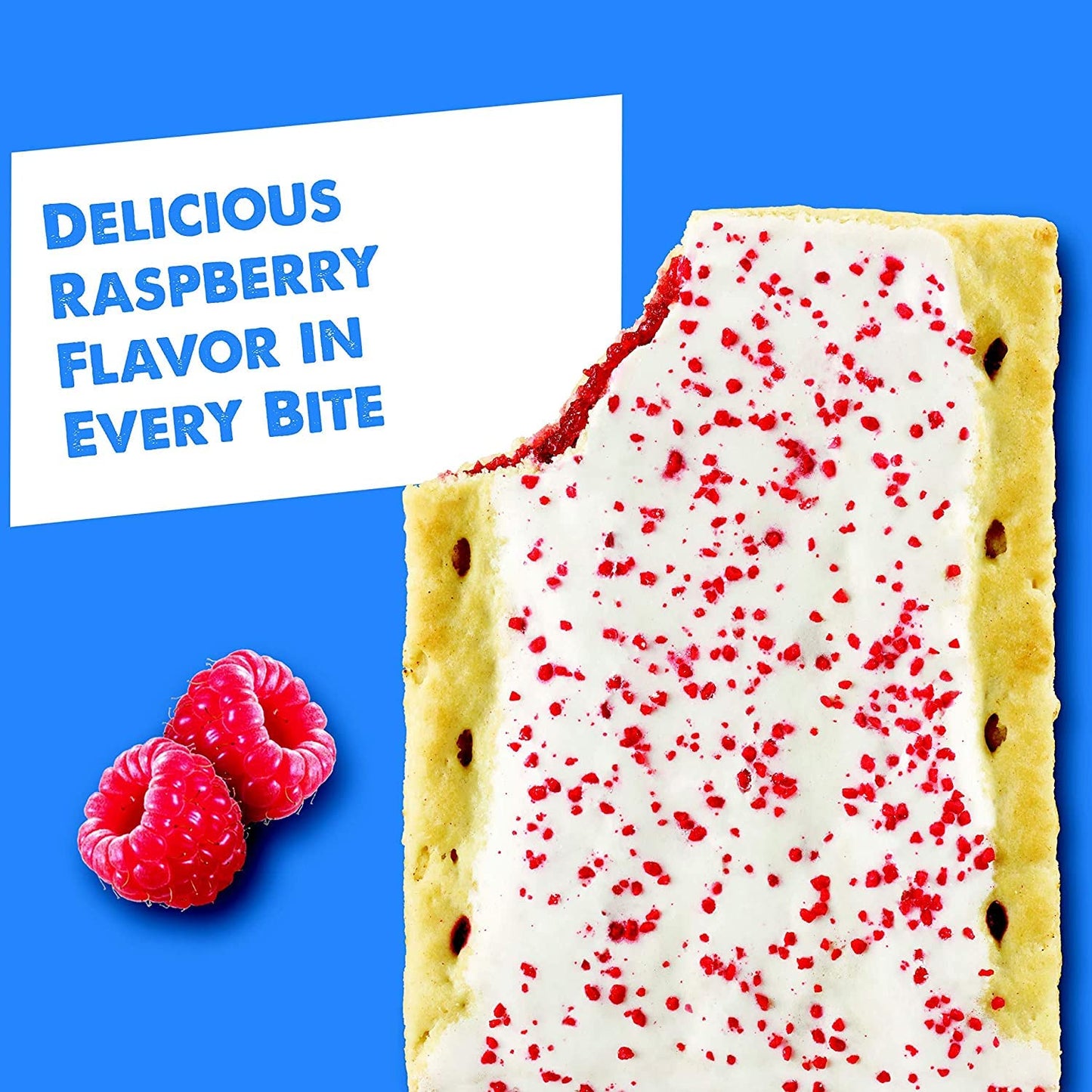 Pop Tarts Frosted Raspberry, 2 x 384 g - "Double the raspberry sensation!"