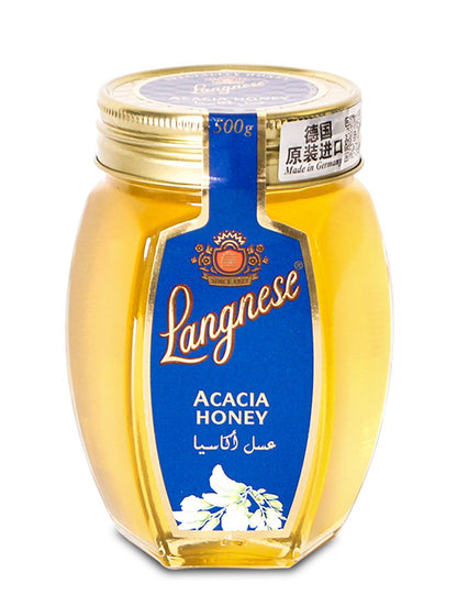 Langnese Acacia Honey 500 g - "Delicate Acacia Sweetness!"