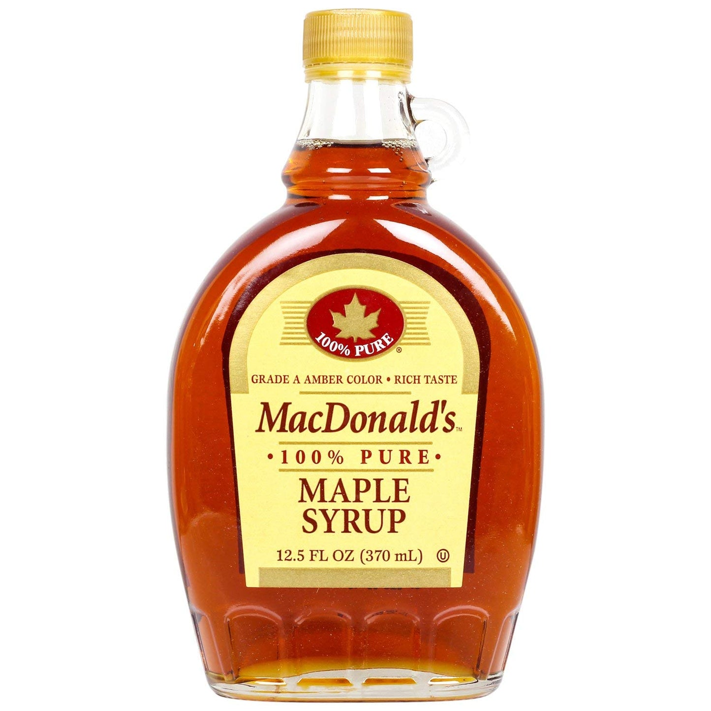 MacDonald's Co. Maple Syrup, 370, Liquid, 370 Gram - "Liquid Maple Joy!"