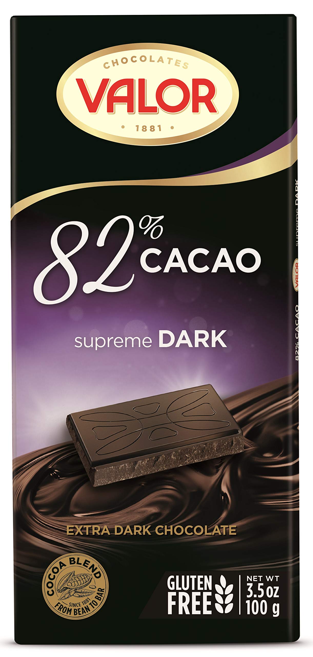 Valor 82% Dark Chocolate (100 G X 2 )