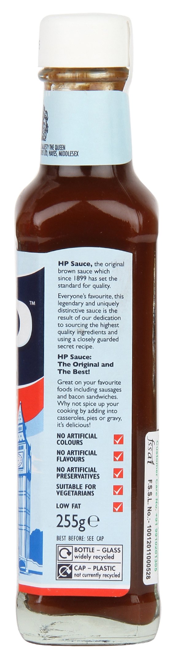 HP Original Sauce, 255g - The original HP sauce, timeless flavor in a 255g bottle.