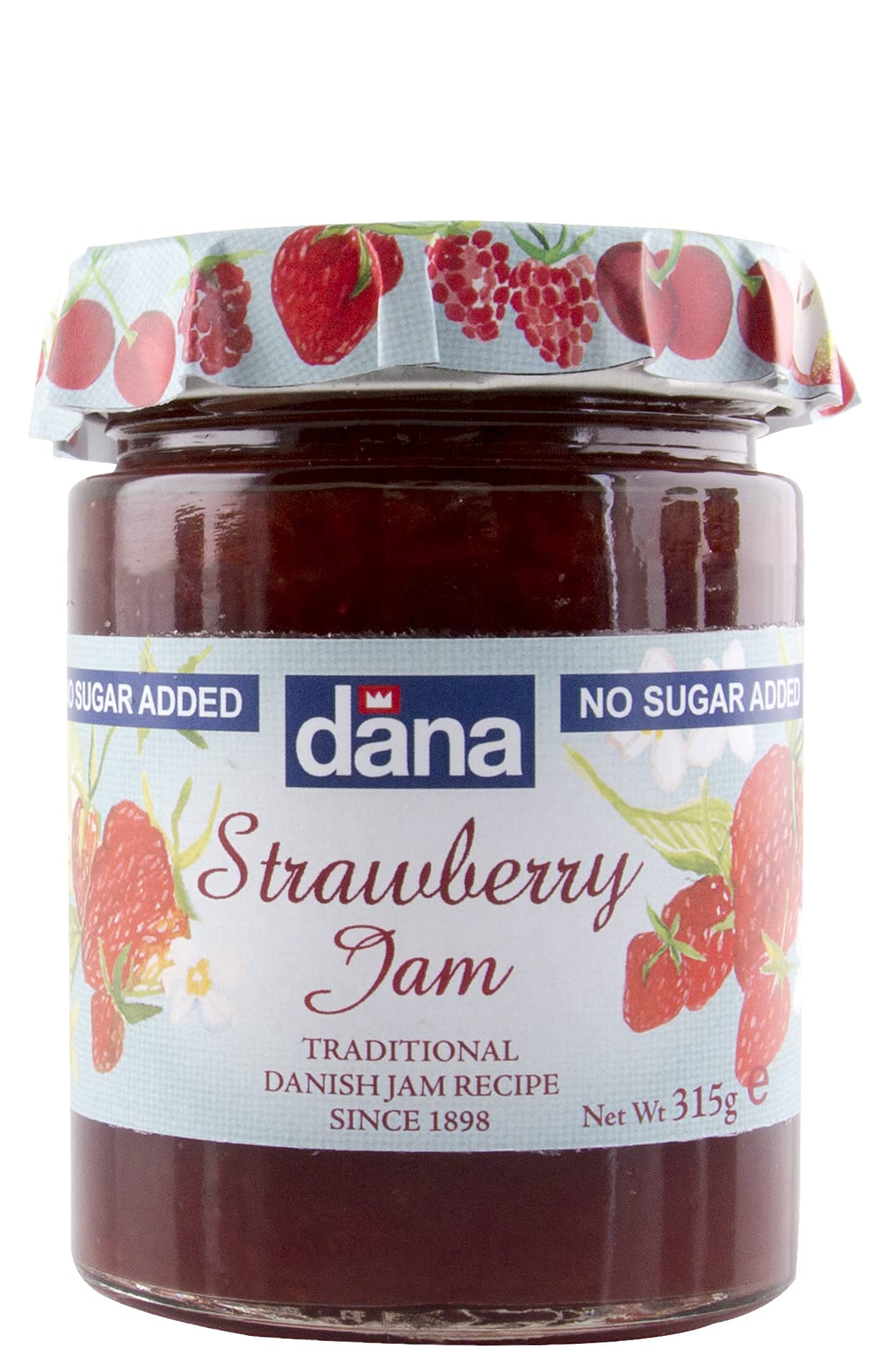 DANA Strawberry Diabetic Spread, 315g, Pack of 2, Product of Poland - Strawberry sensation!