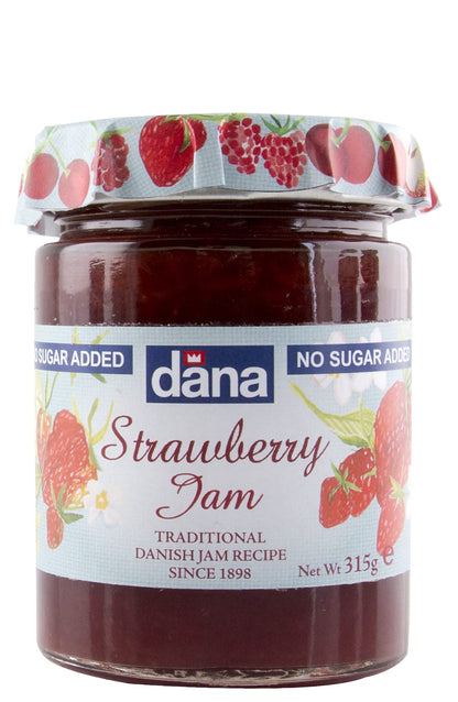 DANA Strawberry Diabetic Spread, 315g, Pack of 2, Product of Poland - Strawberry sensation!