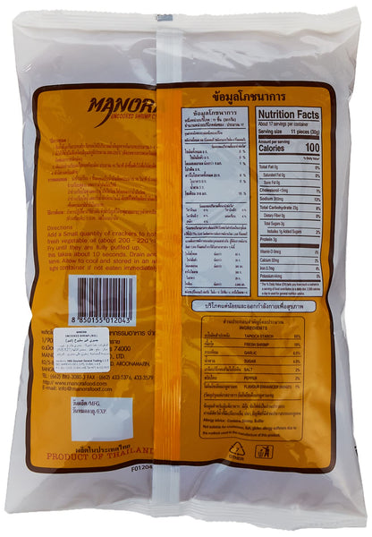 Manora Uncooked Shrimp Chips, 500g - "Crunchy Shrimp Chips Delight!"