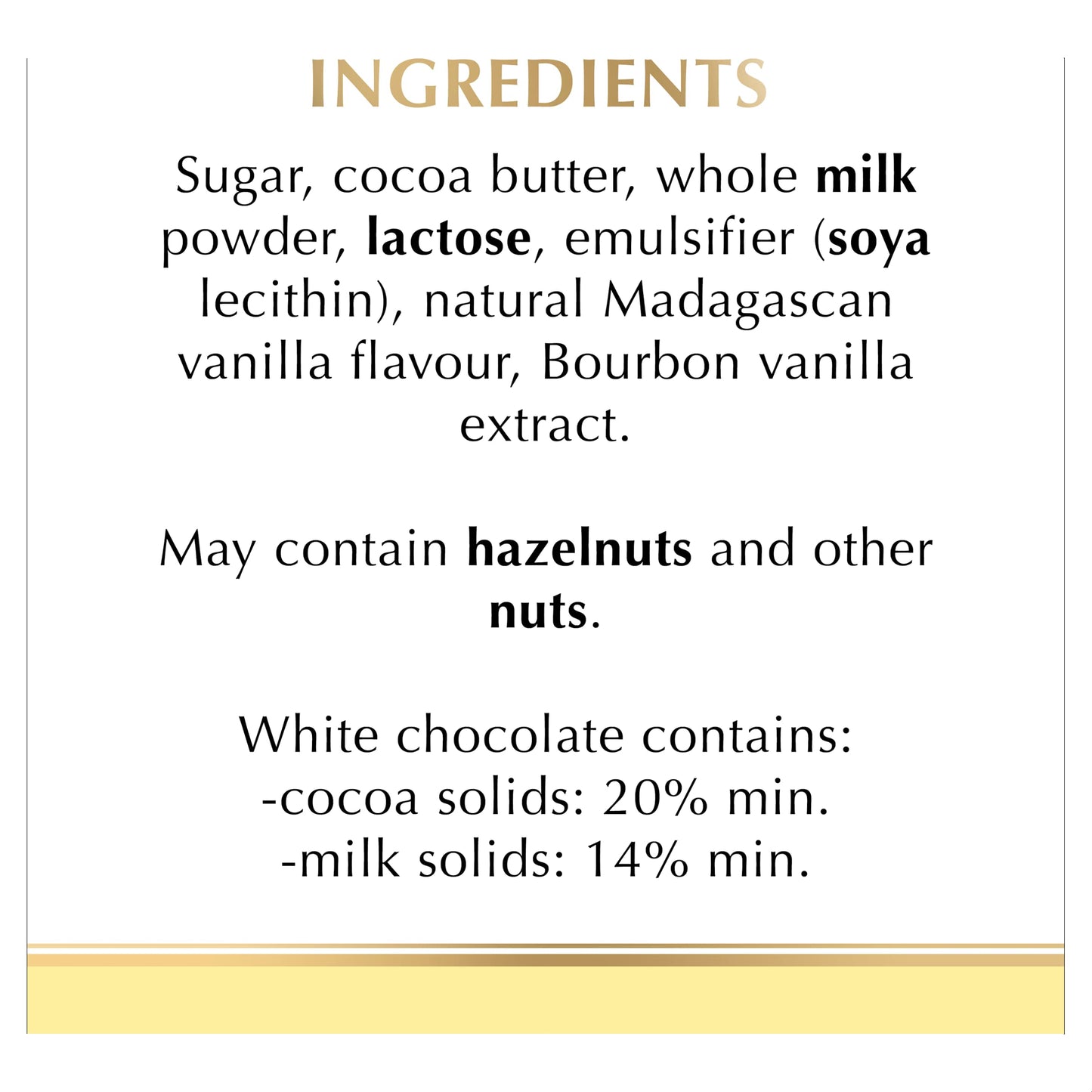 Lindt Excellence A Touch Of Vanilla White 100g - "Vanilla White Delight!"