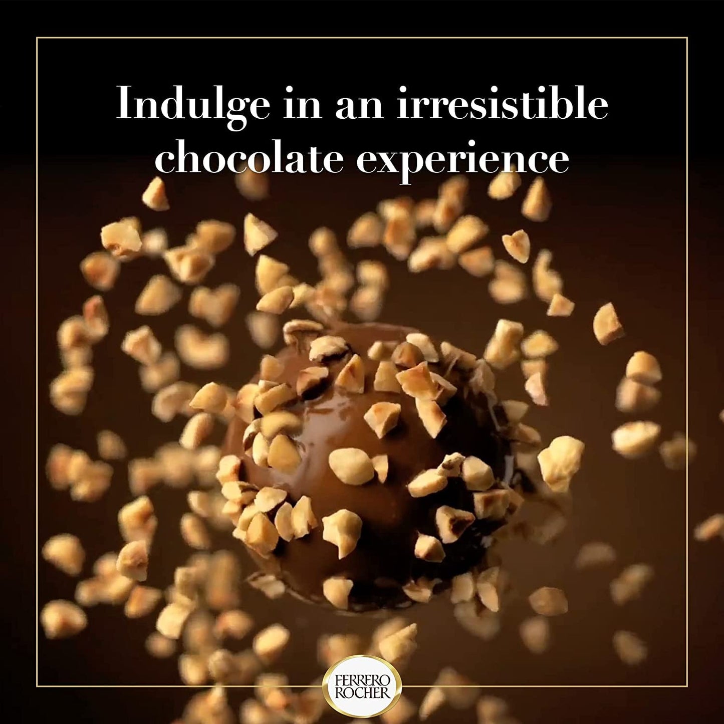 Ferrero Rocher Hazelnut Chocolates, 3 Pcs (Pack Of 2) - 0.6 Kg - Double hazelnut joy!