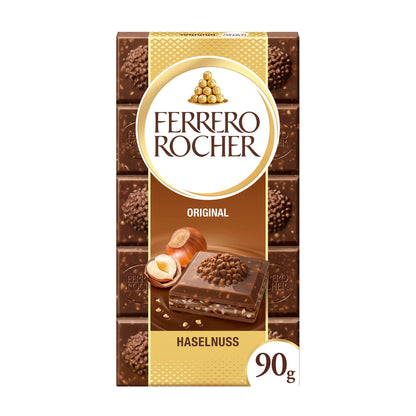 Ferrero Rocher Original Milk Chocolate 90g - Classic milk chocolate!