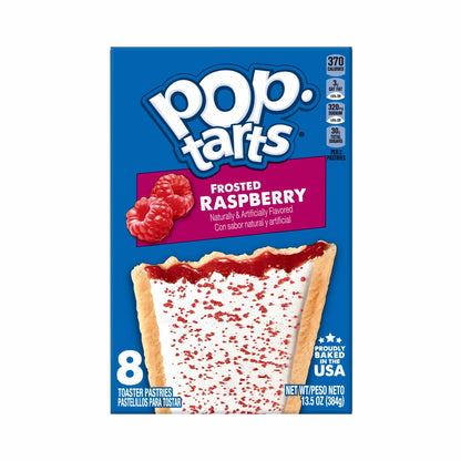 Pop-Tarts, Breakfast Toaster Pastries, Frosted Raspberry, Proudly Baked In the USA, 96Count (Pack Of 12, 13.5 Oz Boxes) - Frosted Raspberry delight in bulk!