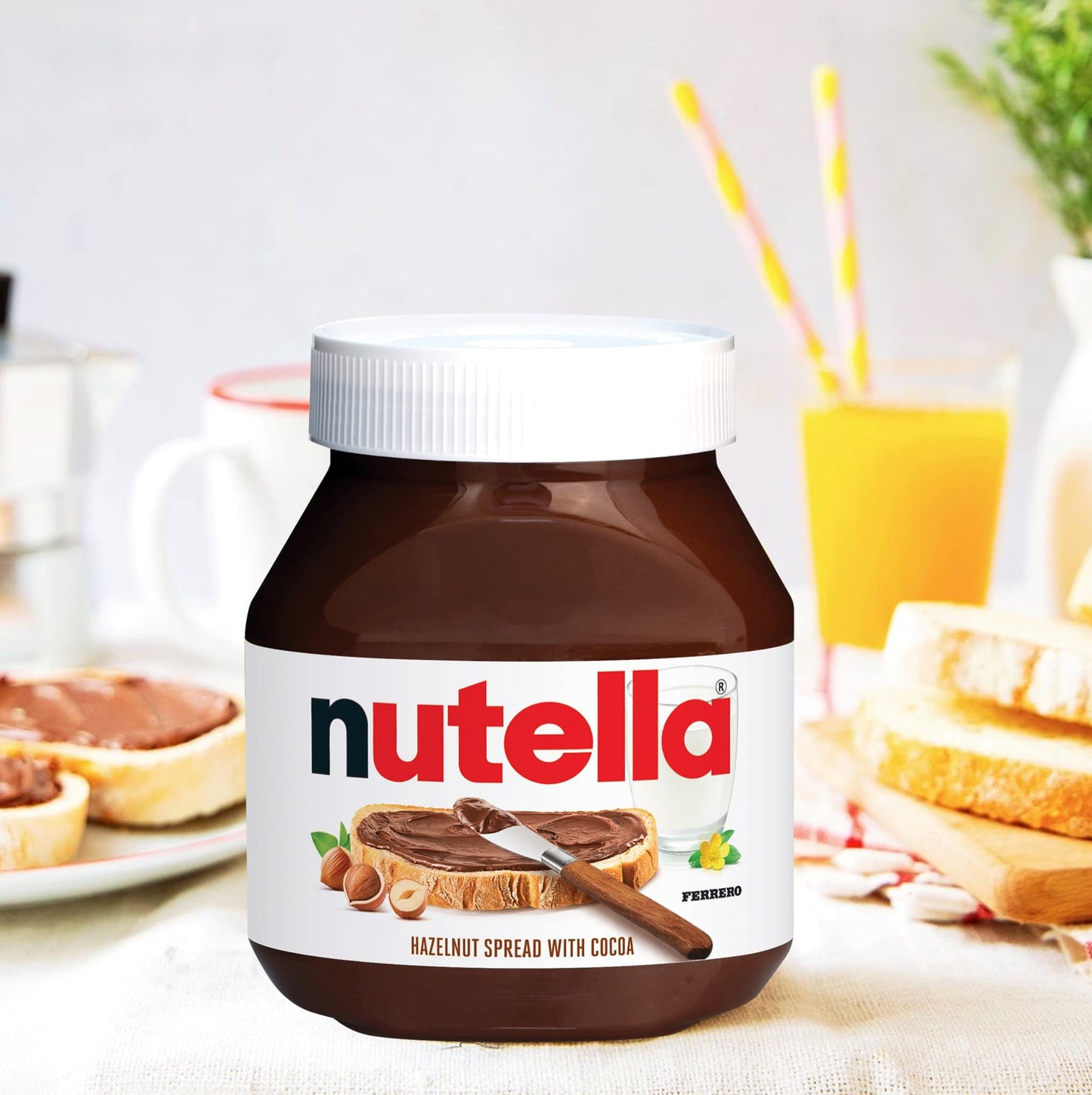 Nutella Chocolate Hazelnut Spread with Cocoa - 12 Pack, 12 x 750 g - "For the chocolate lover!"