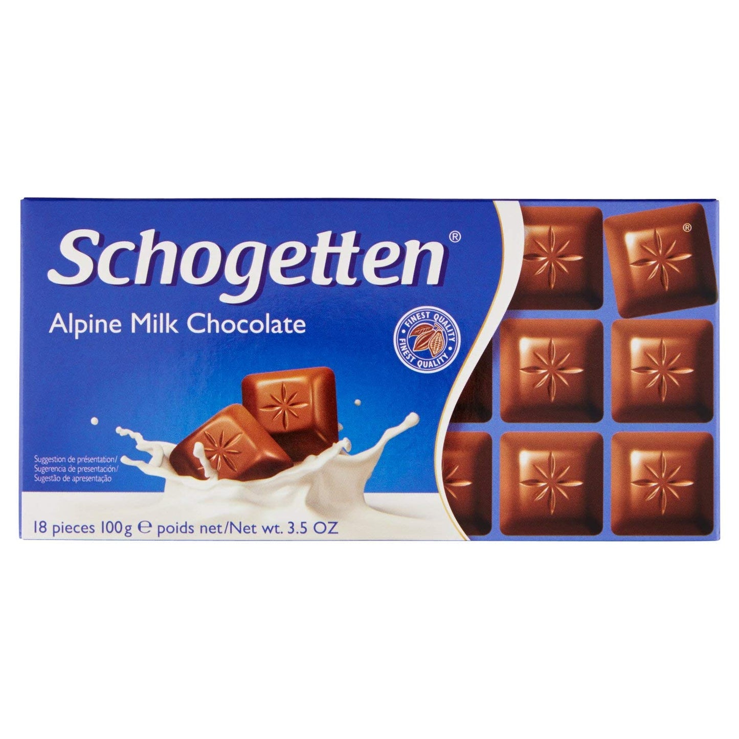 Schogetten Alpine Milk Chocolate, 100g