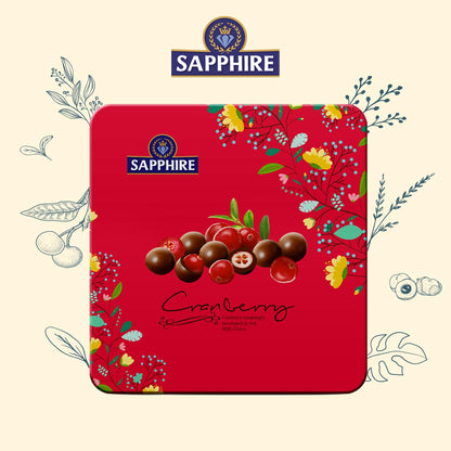 Sapphire Chocolate Coated Nuts, Cranberry, 200g