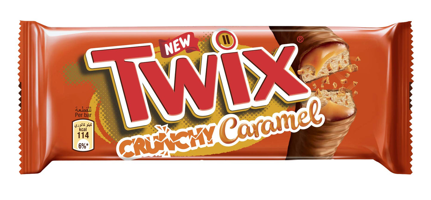 TWIX Twin Caramel Crunch (Pack of 3)* 46g