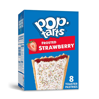 Pop Tarts Frosted Strawberry, 2 x 384 g - "Double the strawberry sensation!"