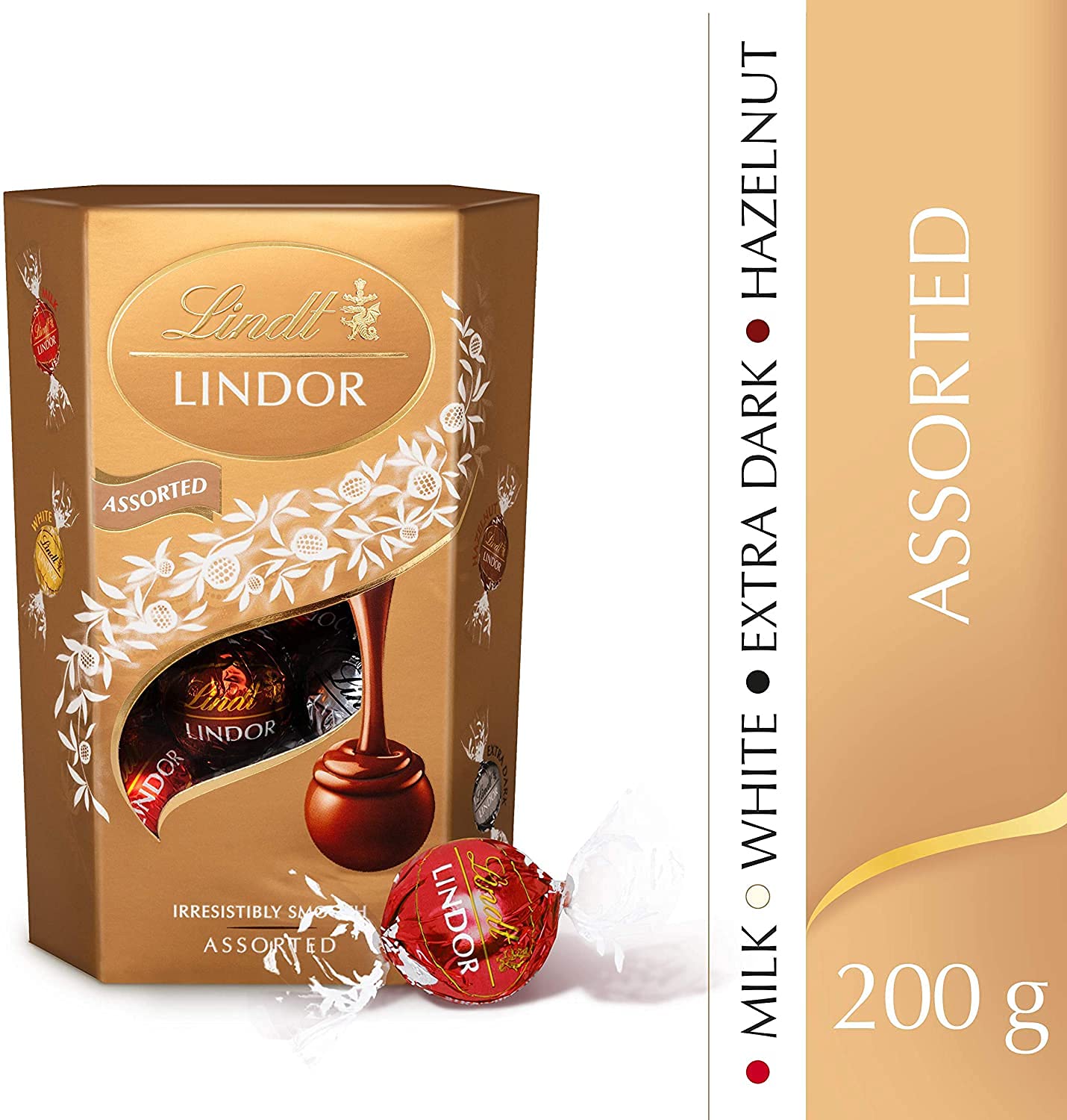 Lindt LINDOR Assorted Chocolate Truffles, 7.05 oz / 200 g