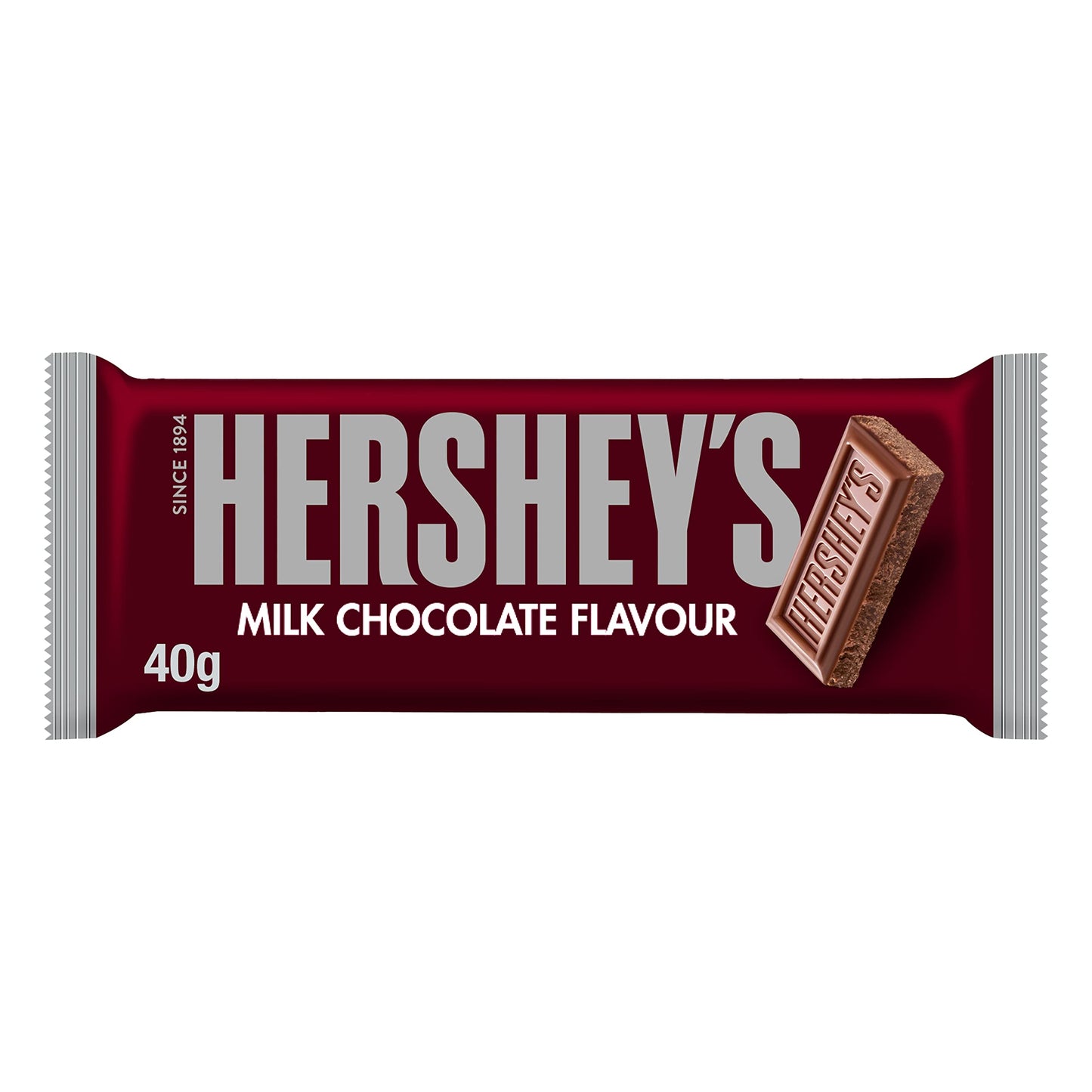 HERSHEY'S Milk Chocolate, 40 Gm - Single 40g bar of classic milk chocolate.