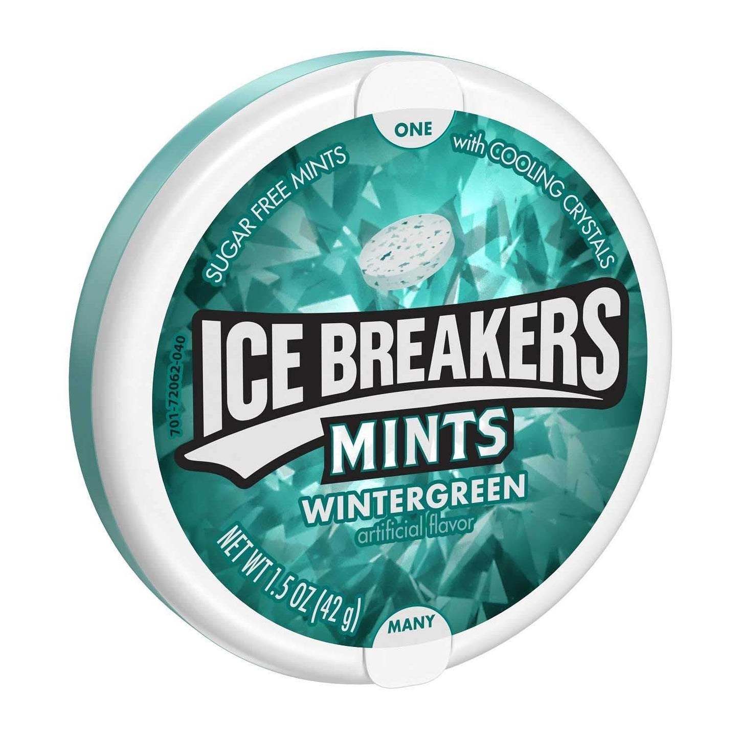 ice breaker Wintergreen - Sugar Free Mints from USA - 42g - Refreshing wintergreen mints, sugar-free and cool, 42g.