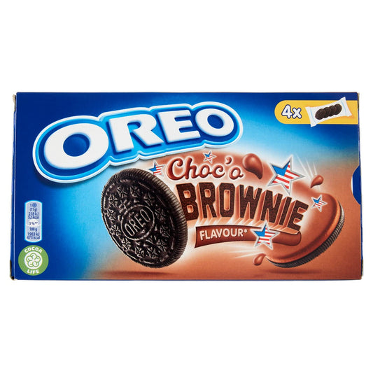 Oreo Choco Brownie Cookies Pouch, 176 g - "Indulgent choco brownie delight!"