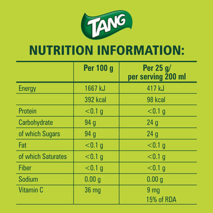 Tang Lemon Flavor Instant Drink Mix Jar - 2.5kg