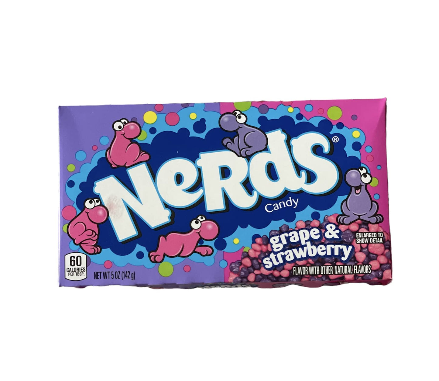 Nerds candy Rainbow & Grapes-strawberry (Pack of 2 variants) Imported. - "Rainbow & Grape-Strawberry Nerds!"