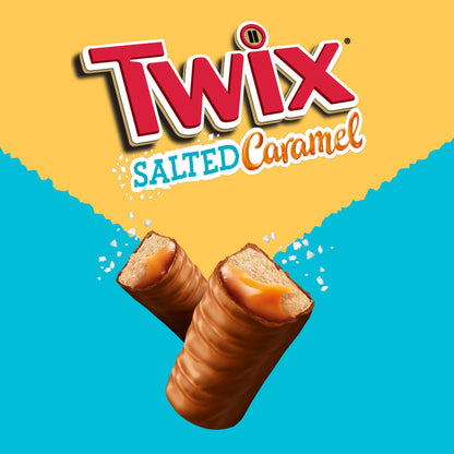 Twix Chocolate Biscuit Bars with Salted Caramel 9 Fingers, 207g