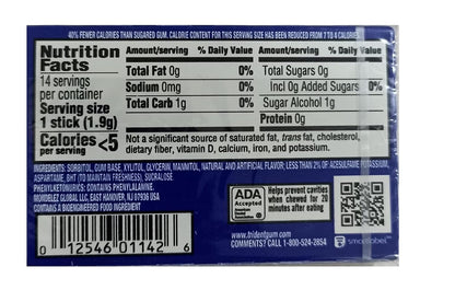 Trident Sugar-Free Chewing Gum - Perfect Peppermint Flavor, 14 Sticks, 26g & Tropical Twist Flavor, 14 Sticks, 26g - Double the Refreshment!