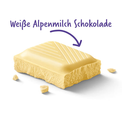 Milka White Chocolate Bar - 100g - "White Choco Magic!"