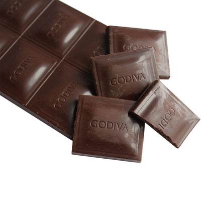 Godiva Blood Orange 90g - Enjoy the exquisite blend of rich dark chocolate and zesty blood orange in Godiva's decadent chocolate bar