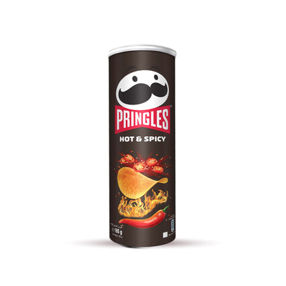 Pringles Hot & Spicy Chips - 165G - Spicy - Spicy hot and spicy Pringles!