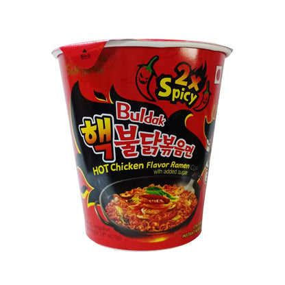 Samyang Hot Chicken 2X Spicy Buldak Cup Noodle, 70 grams