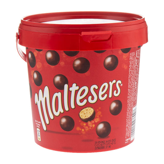 Mars Maltesers Milk Chocolate Bucket, 400g - "Maltesers Chocolate Bucket Delight!"