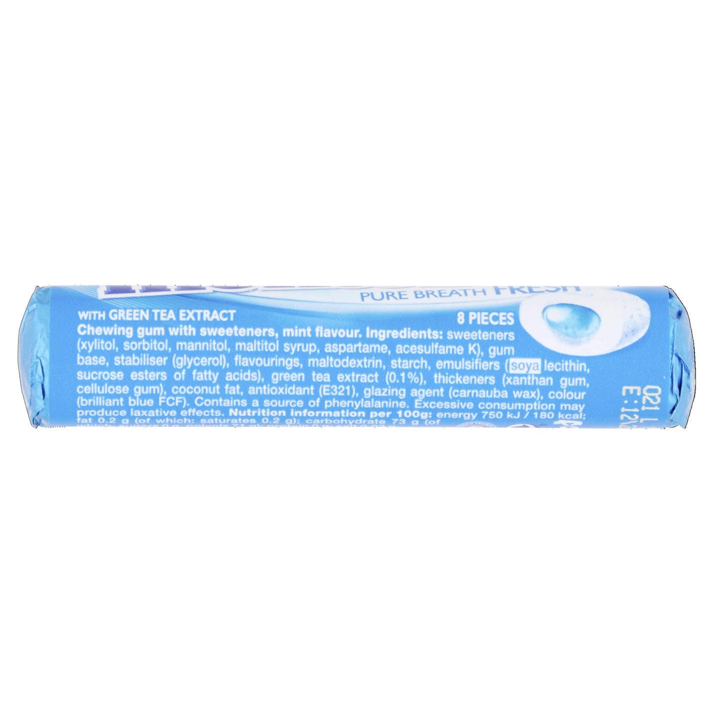 Mentos Sugarfree Pure Fresh, Mint, 24 x 15.5 g - "Pure Mint Joy!"