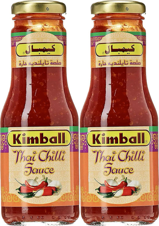 Kimball Thai Chilli Sauce, 10.58 oz / 300 g, 2 Pack, Orang & Yellow - Experience the authentic taste of Thailand with Kimball Thai Chilli Sauce, 10.58 oz / 300 g, 2 Pack, Orange & Yellow.