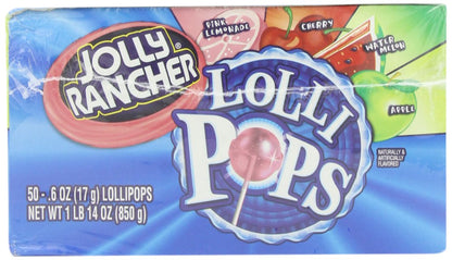 JOLLY RANCHER Lollipops Bulk Candy, 805 G, Apple - Sweet apple flavor in JOLLY RANCHER Lollipops, 805g bulk candy.