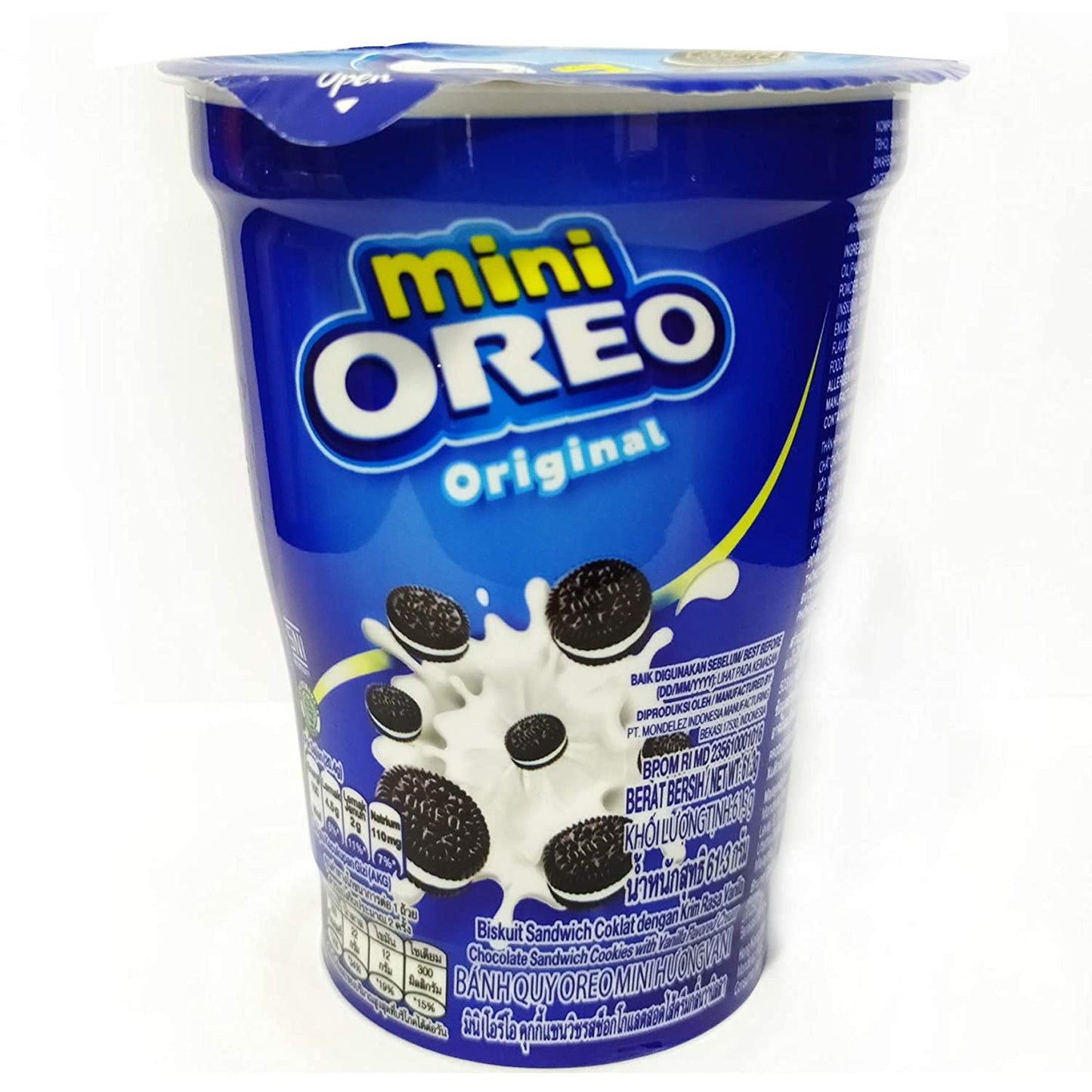 MINI Oreo Vanilla, Chocolate, Strawberry Flavoured Cream Pouch, 3 X 61 G,185 Grams - "Mini Oreo Flavor Fun!"