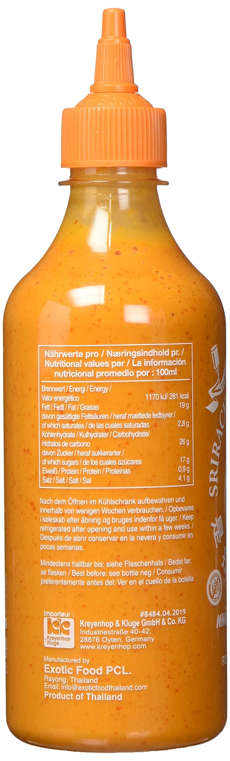 Flying Goose Vegetarian Sriracha Mayo Sauce 455ml - Vegetarian creamy spice!