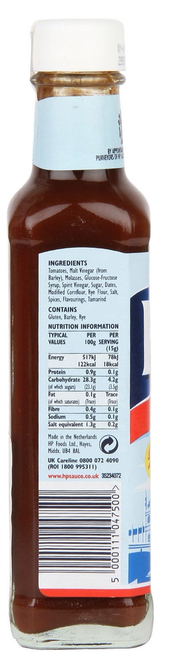 HP Original Sauce, 255g - The original HP sauce, timeless flavor in a 255g bottle.