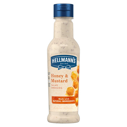 Hellmann's Honey & Mustard Salad Dressing, 210 ml - Sweet and tangy honey mustard salad dressing.